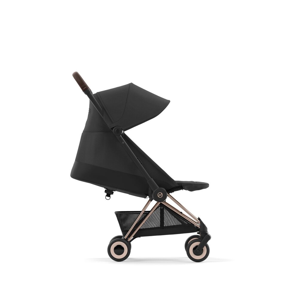 Kinderwagen Coya Rosegold Sepia Black