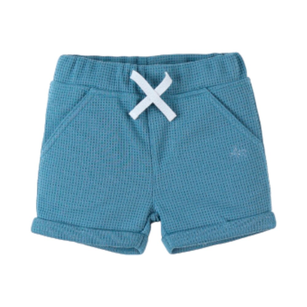 Short bermuda fleece Petit elephant Blauw