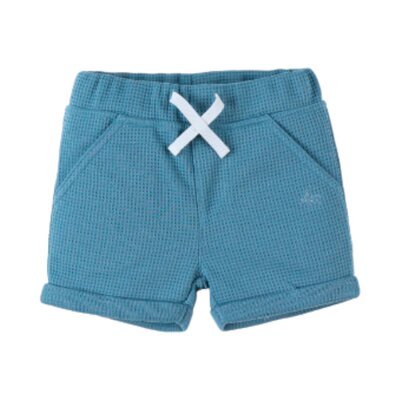 Short bermuda fleece Petit elephant Blauw