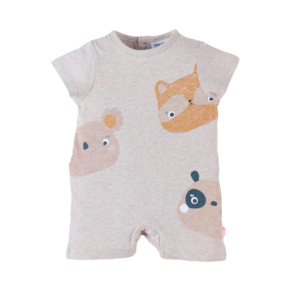 Pyjama zomer Graphic combi Beige