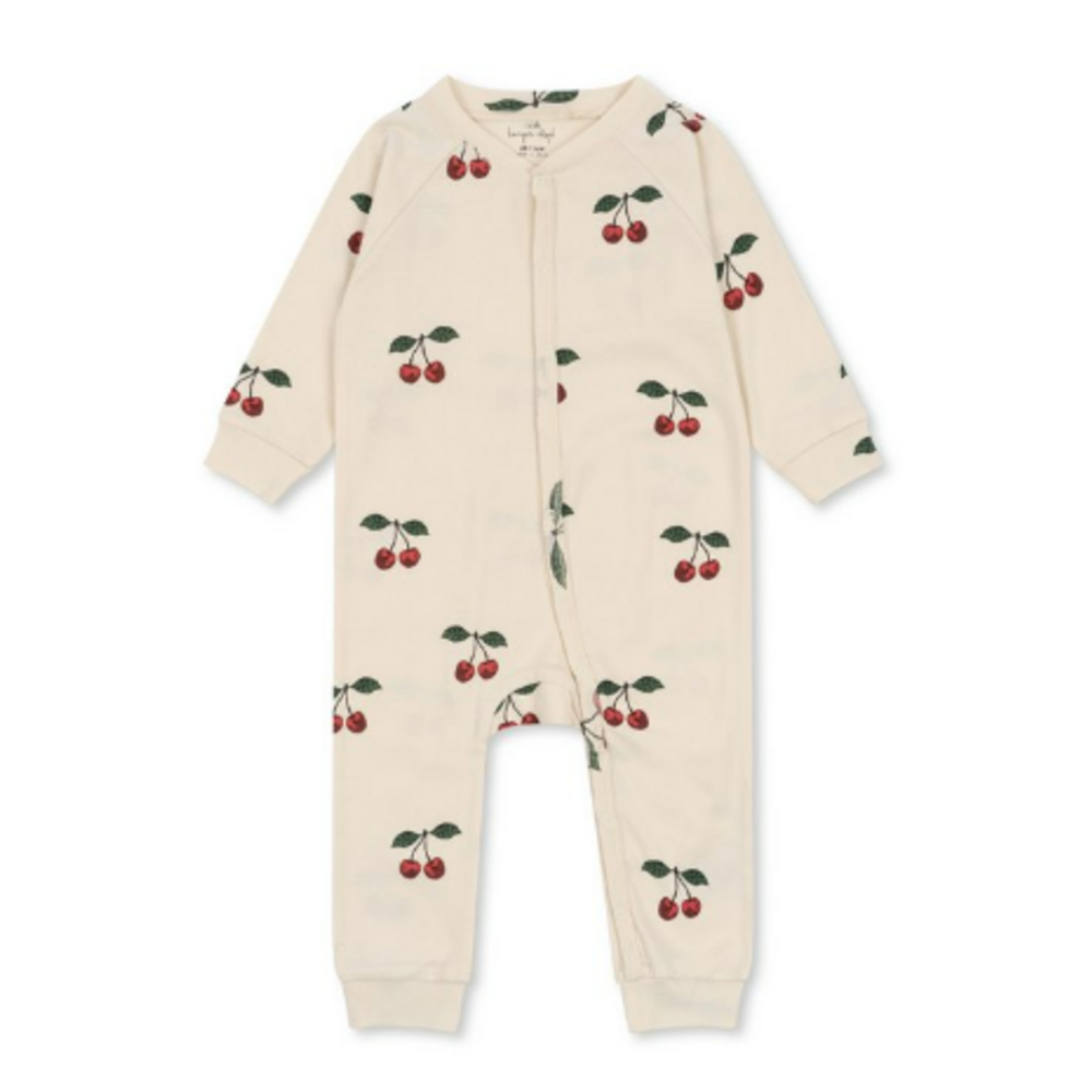 Sleepy onesie gots ma grande cerise