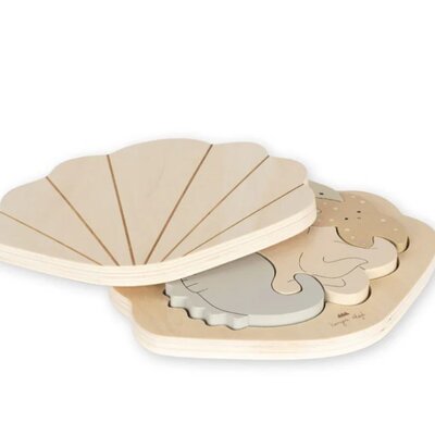 Houten puzzel Sea animals