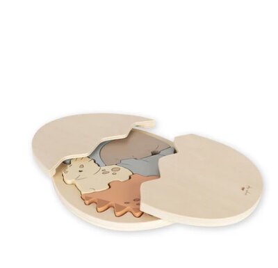 Houten puzzel Dinosaur egg