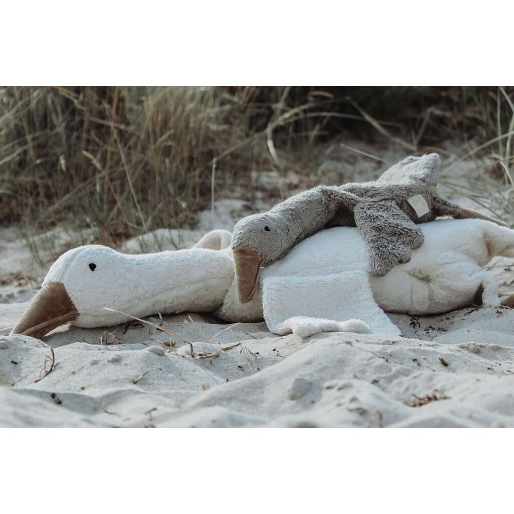 Knuffeldier Goose small Grey