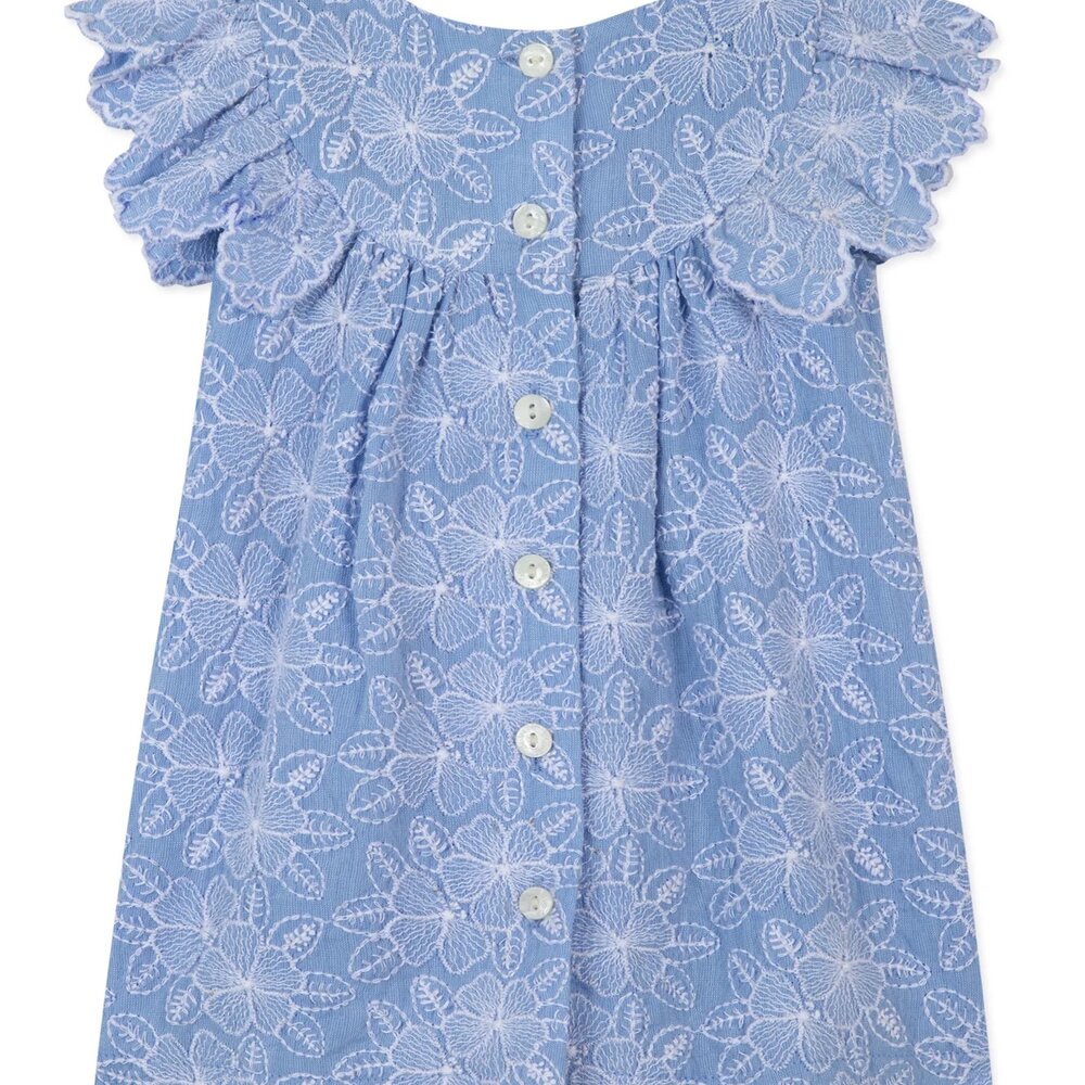 Jurk Trompe l'oil Denim