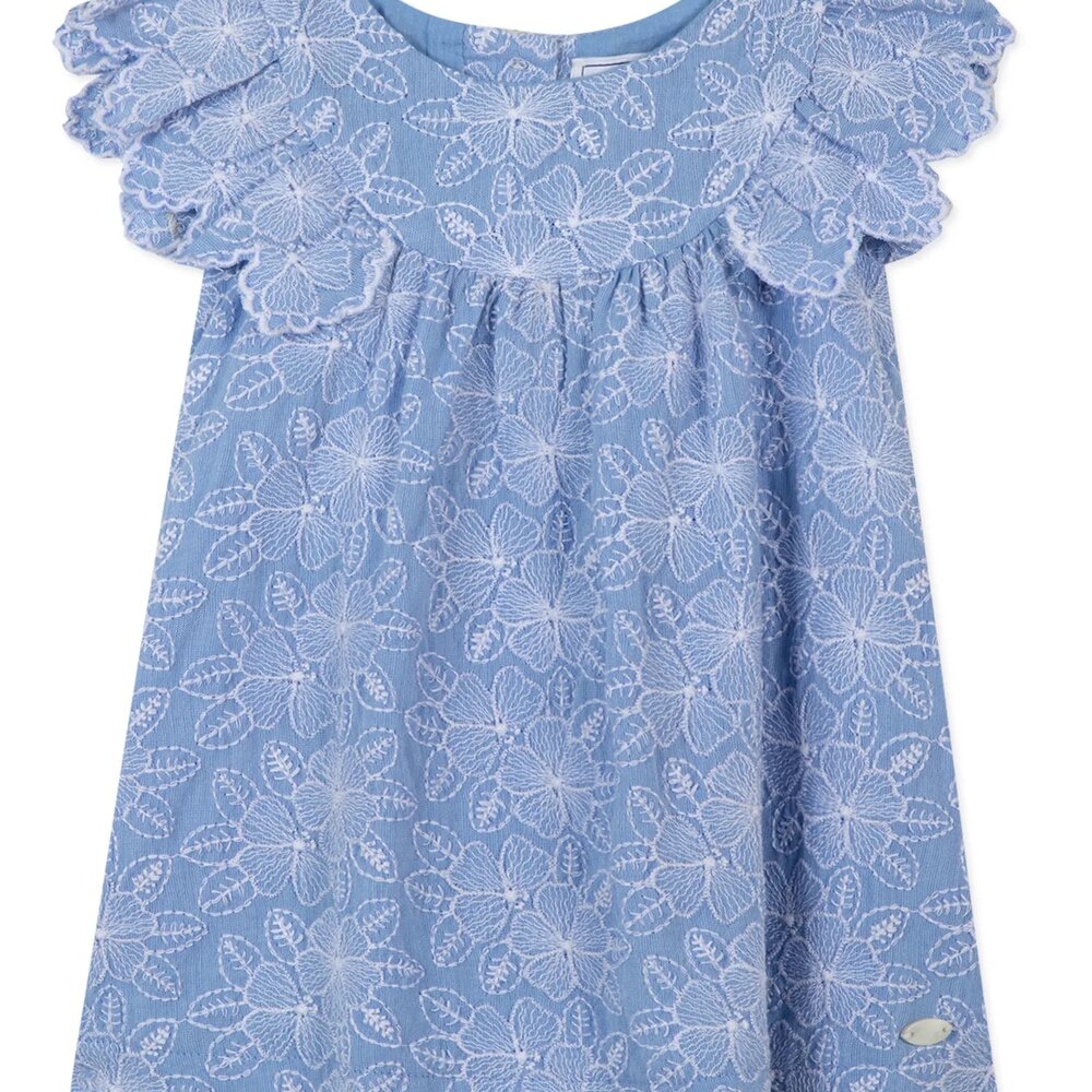 Jurk Trompe l'oil Denim
