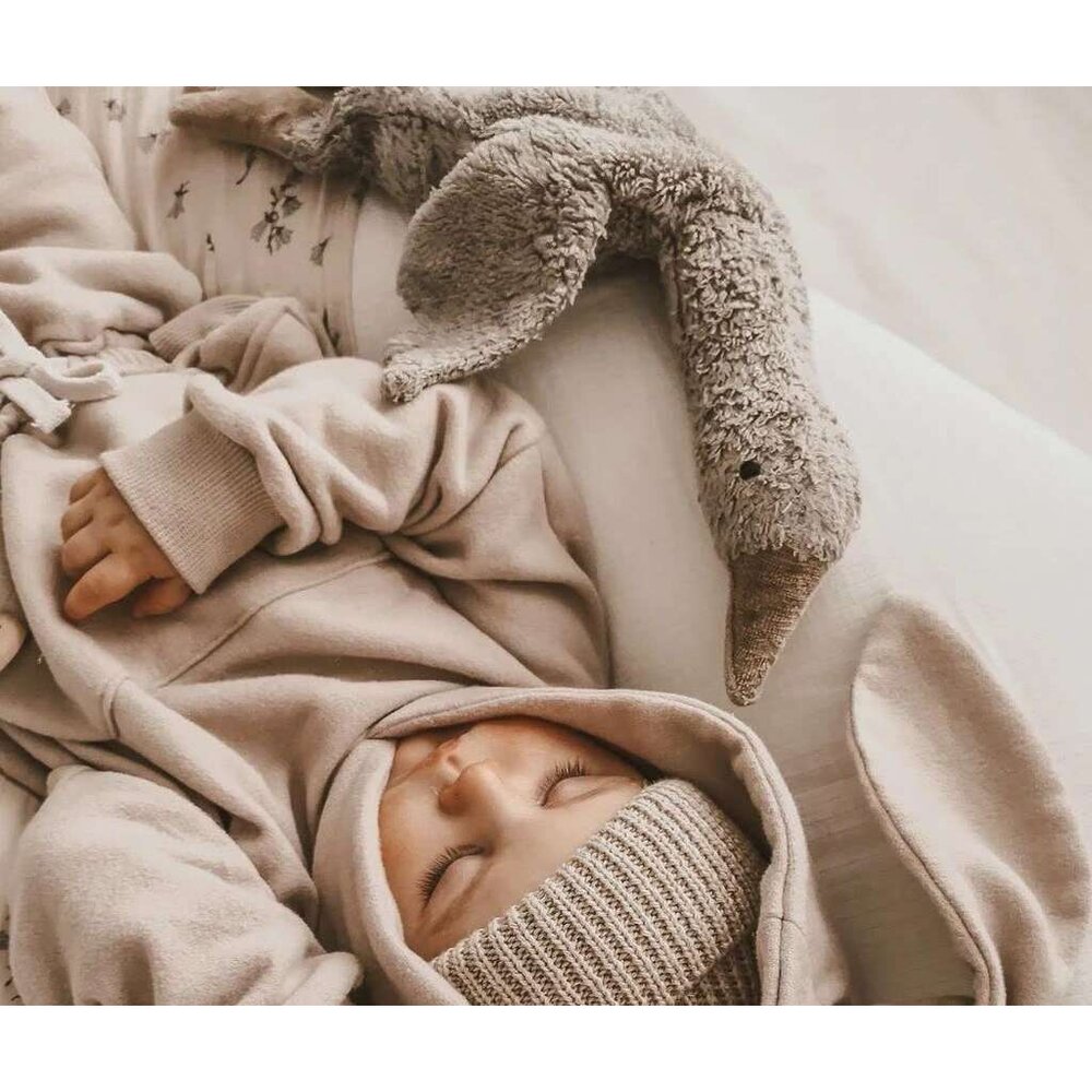 Knuffeldier Goose small Grey
