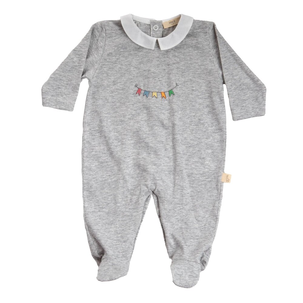 Babypakje banner Grijs