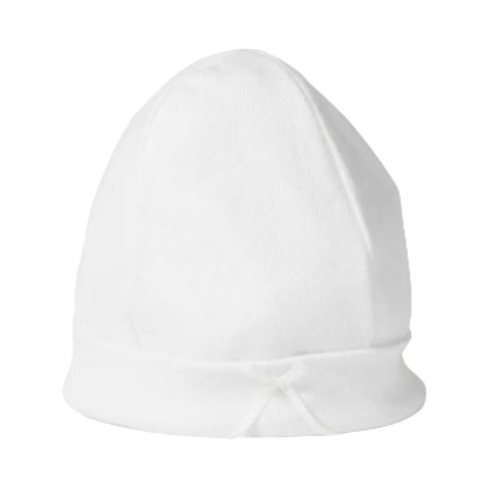 Newborn muts Fenn met strikje Wit