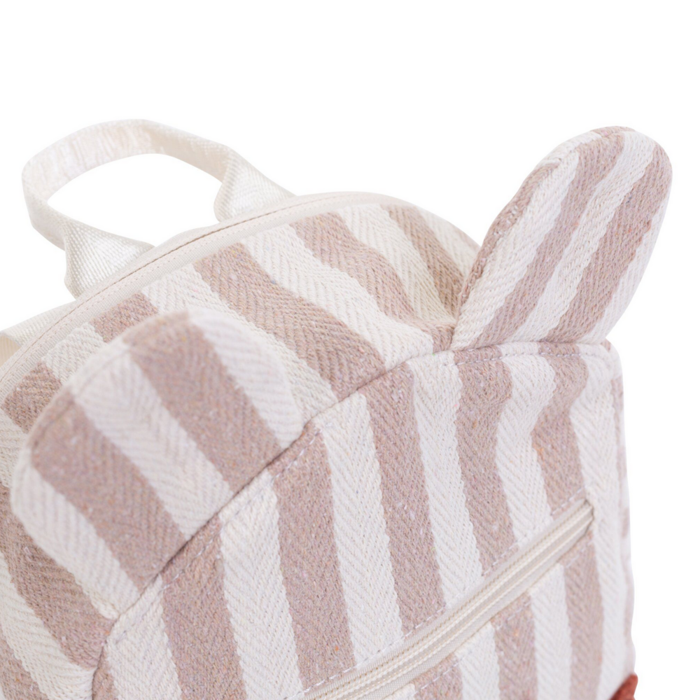 My First Bag Stripes Nude/Terracotta