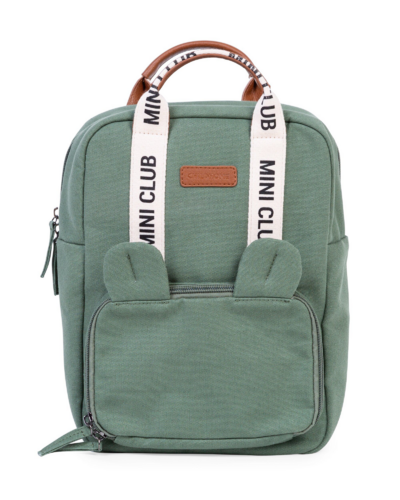 Rugzak kids Mini Club - Signature canvas Groen