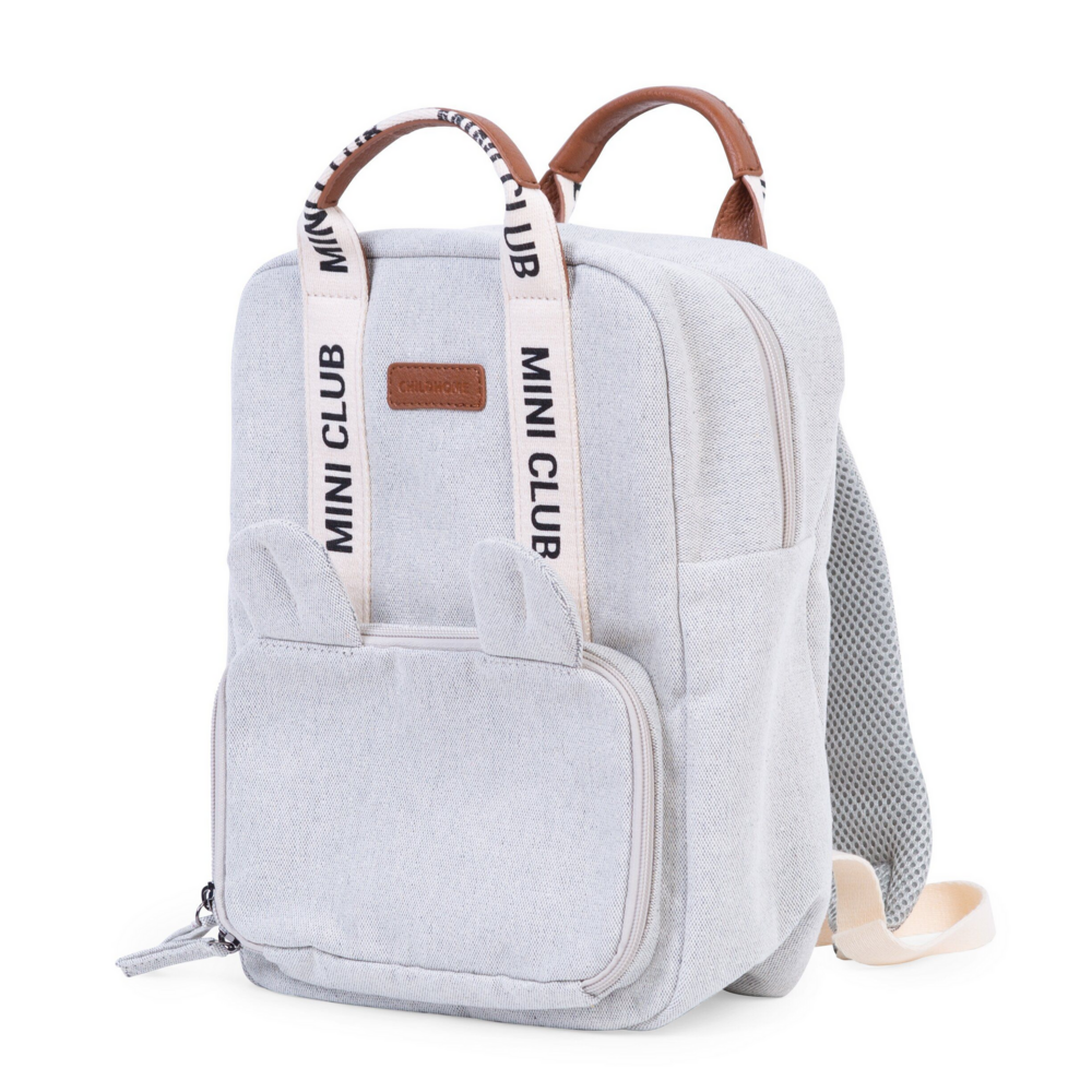 Rugzak kids Mini Club - Signature canvas Off white