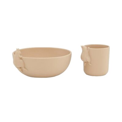 Bunny kom en beker set Shell