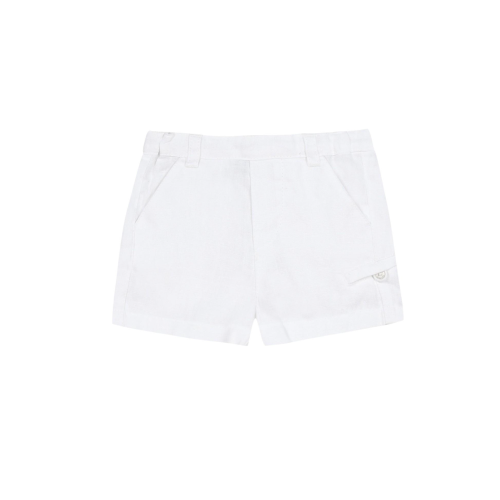 Short linnen Wit