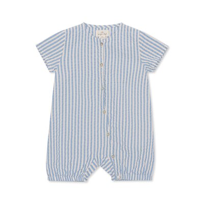 Ace romper gots glacier stripe