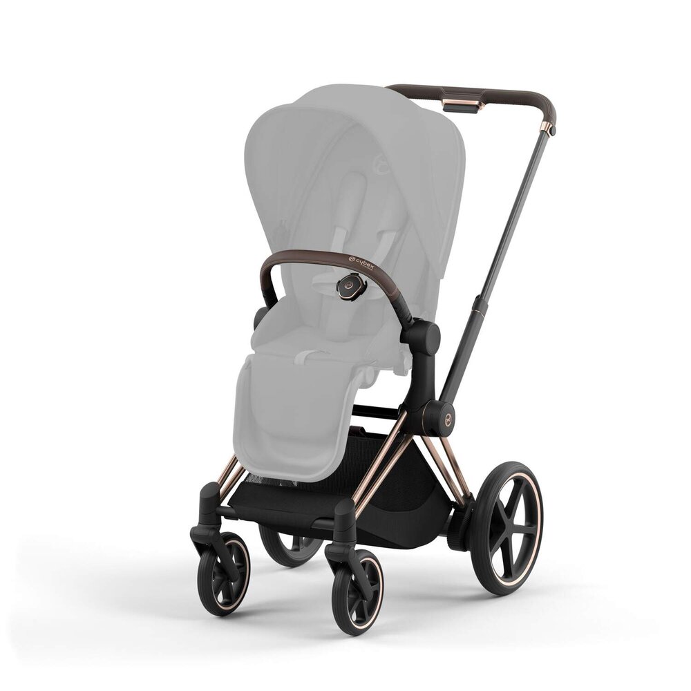 Epriam onderstel kinderwagen + frame zitting Rosegold