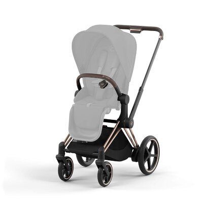 Epriam onderstel kinderwagen + frame zitting Rosegold