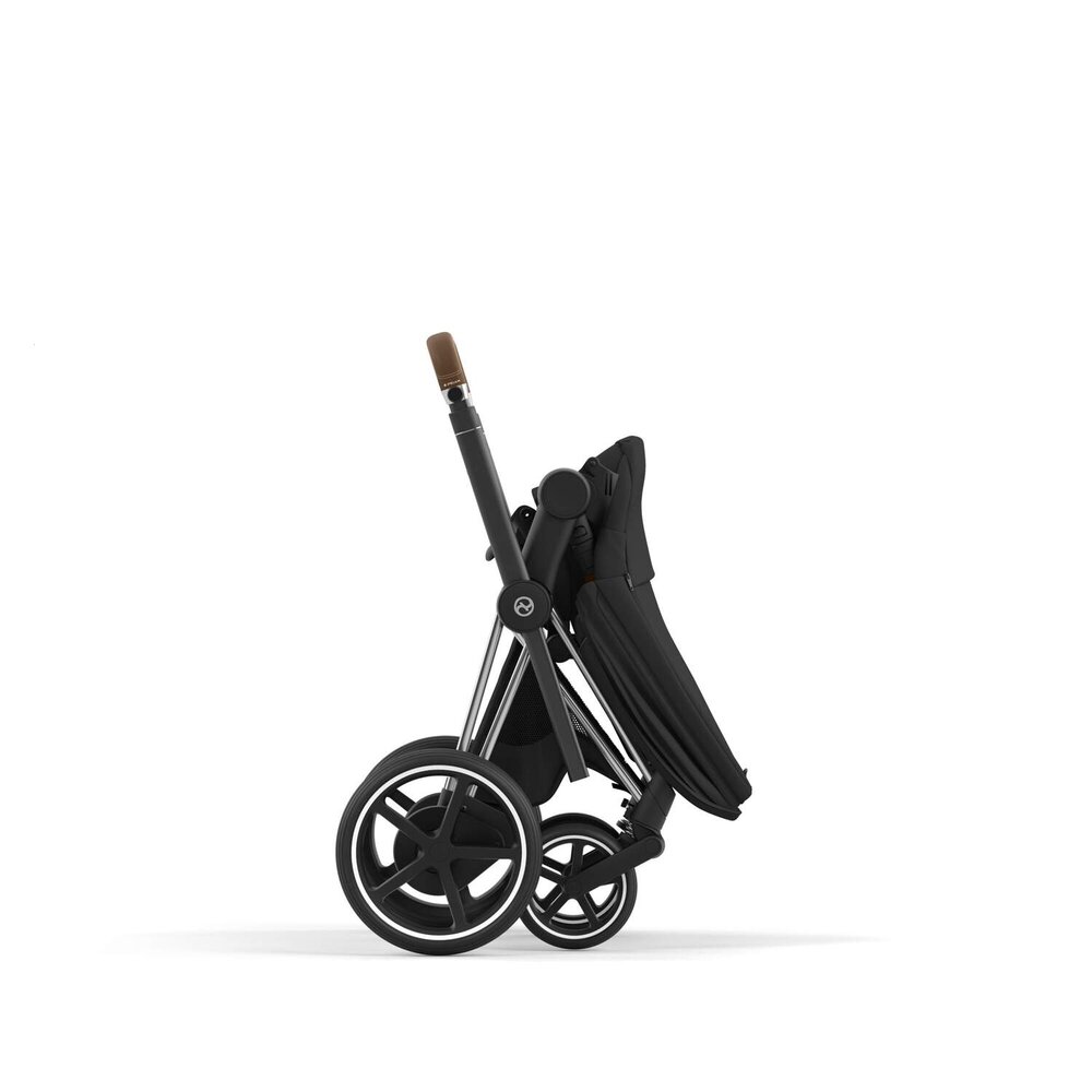 Epriam onderstel kinderwagen + frame zitting Chrome brown