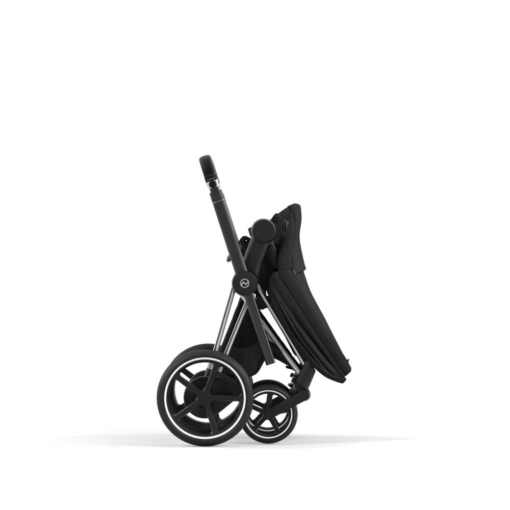 Epriam onderstel kinderwagen + frame zitting Chrome black
