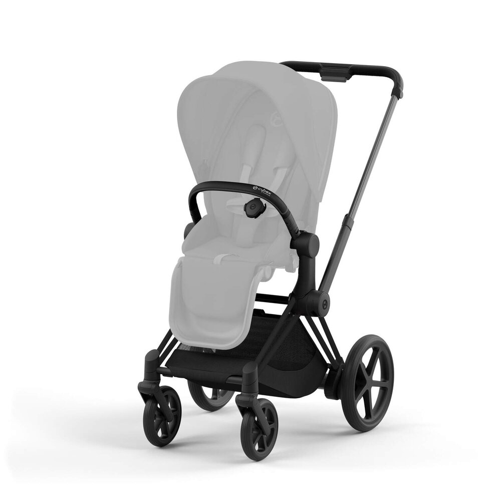 Epriam onderstel kinderwagen + frame zitting Matt black