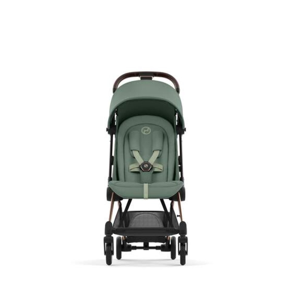 Kinderwagen Coya Rosegold Leaf green