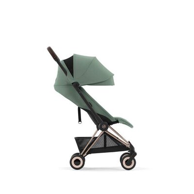 Kinderwagen Coya Rosegold Leaf green