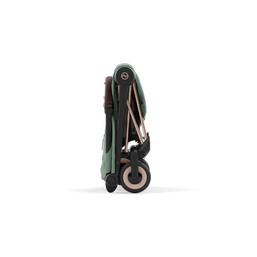 Kinderwagen Coya Rosegold Leaf green