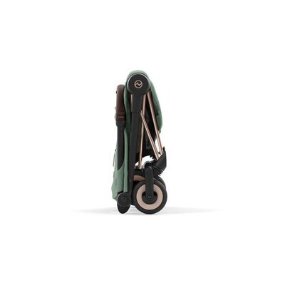 Kinderwagen Coya Rosegold Leaf green
