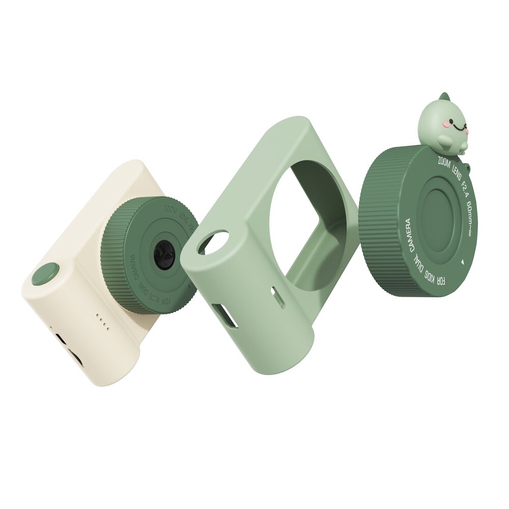 Digitale kindercamera - Urban Zoo dino green