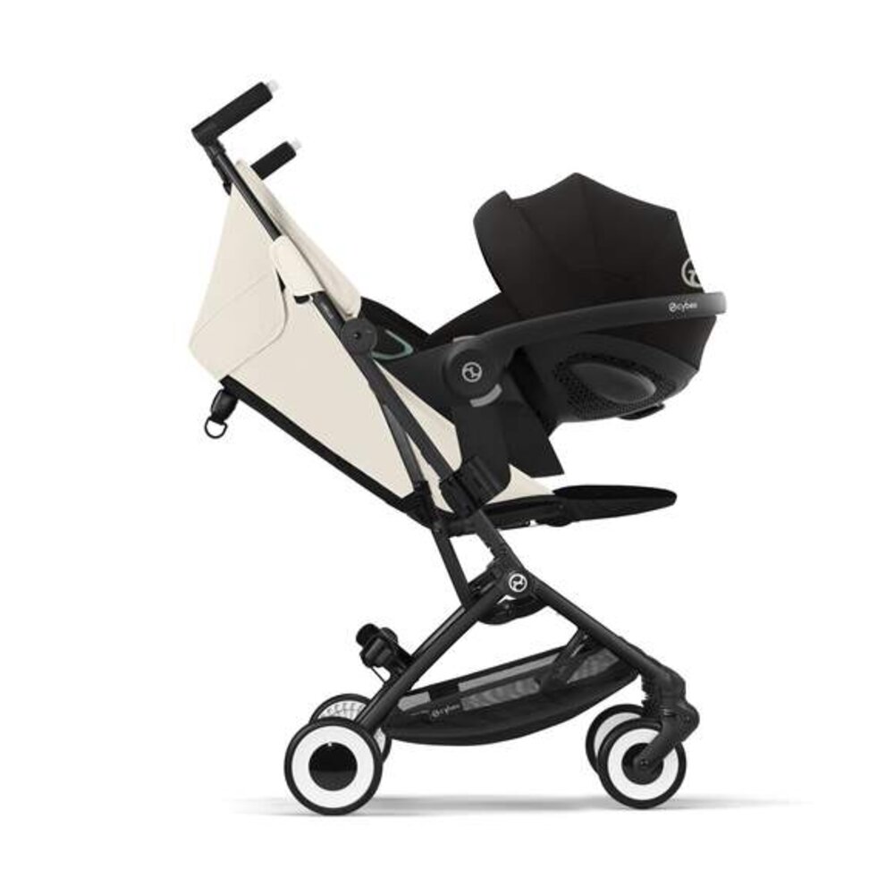 Plooibuggy Libelle BLK canvas White/light beige