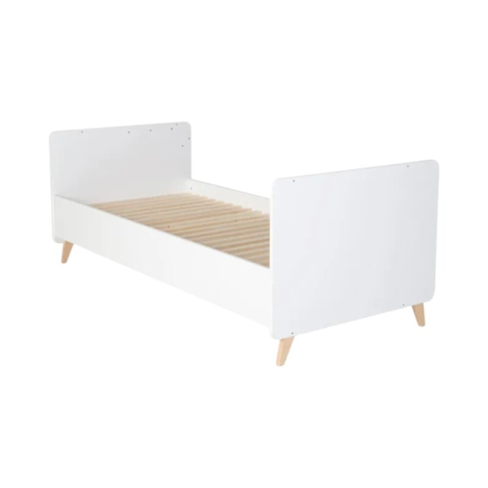 Bed 120x90/200x90 cm Loft White