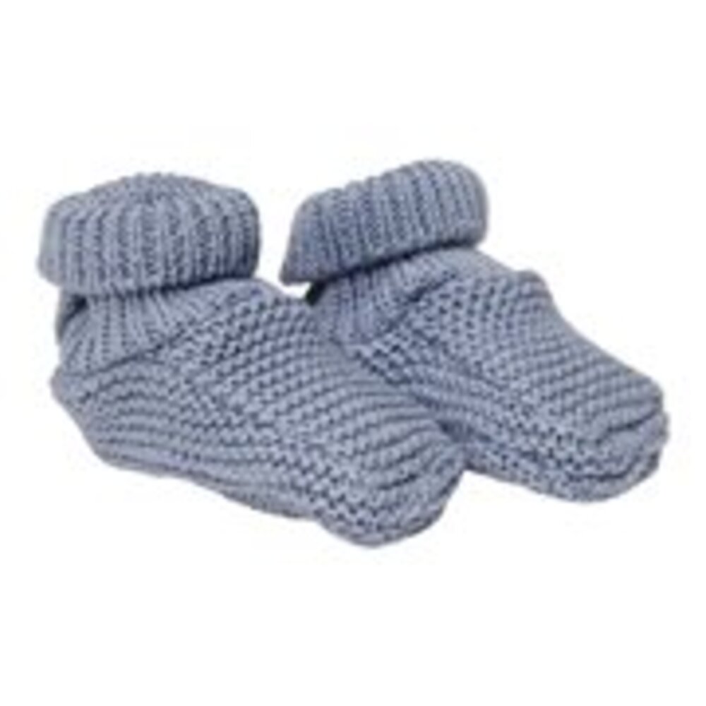 Gebreide babyslofjes Blue