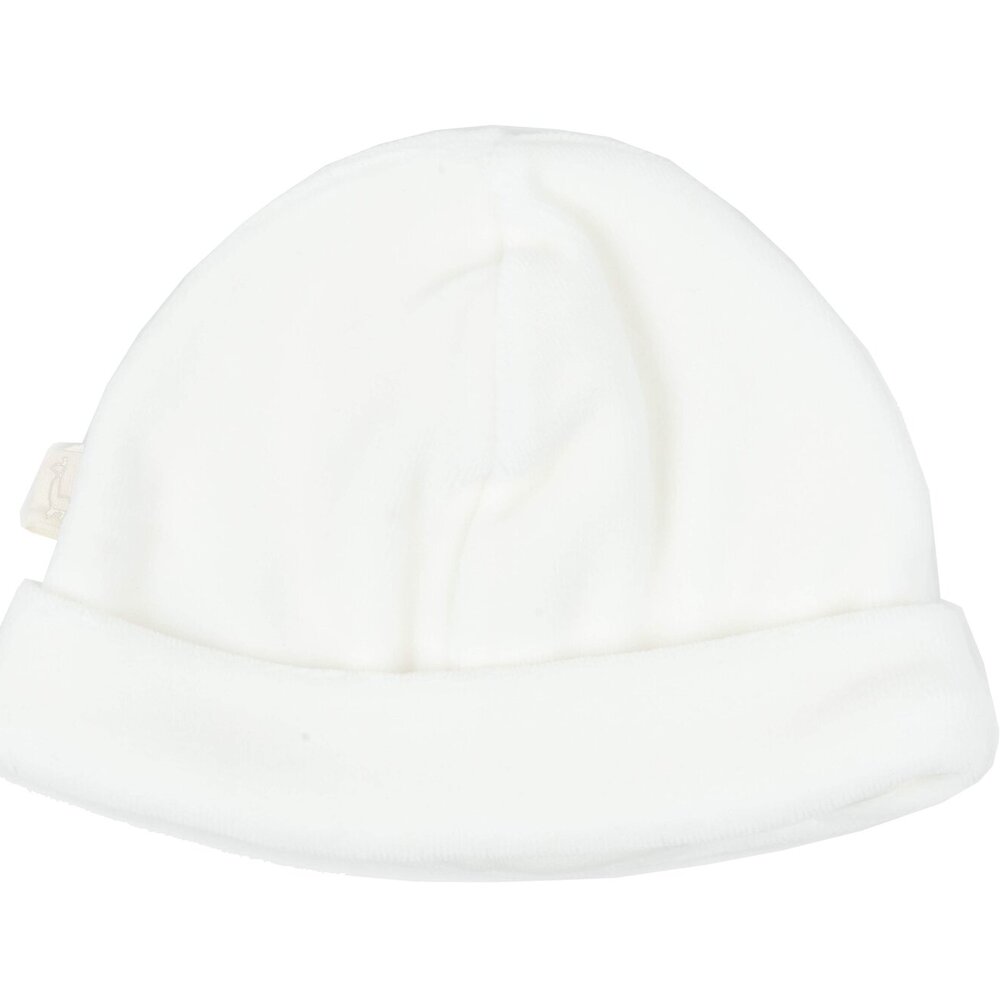 Babymuts velours Ivory
