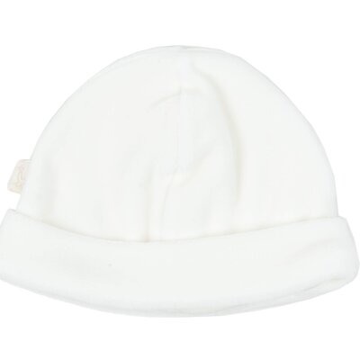 Babymuts velours Ivory