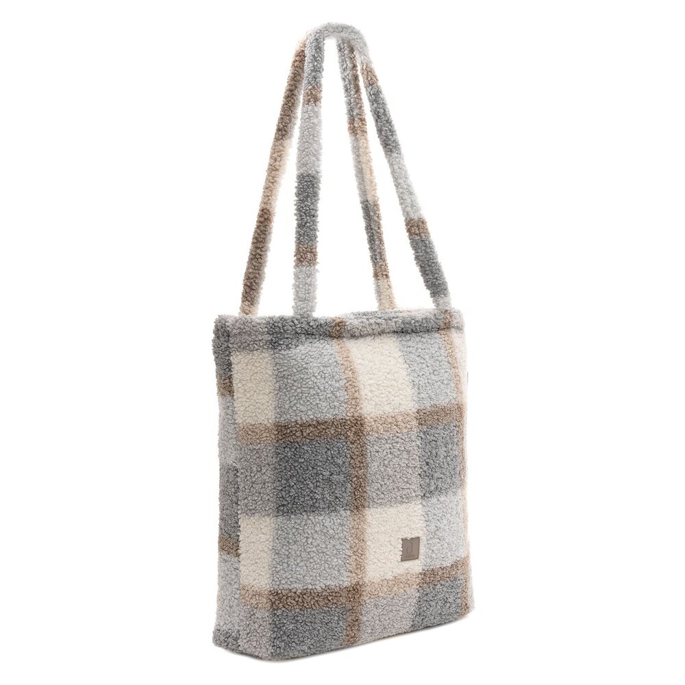 Luiertas Shopper Check Boucle