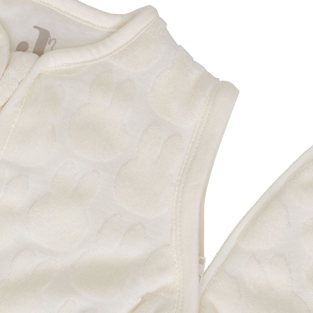 Slaapzak met afritsbare mouw rond 60cm Miffy jacquard Ivory