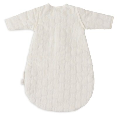Slaapzak met afritsbare mouw rond 60cm Miffy jacquard Ivory