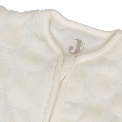 Slaapzak met afritsbare mouw rond 60cm Miffy jacquard Ivory