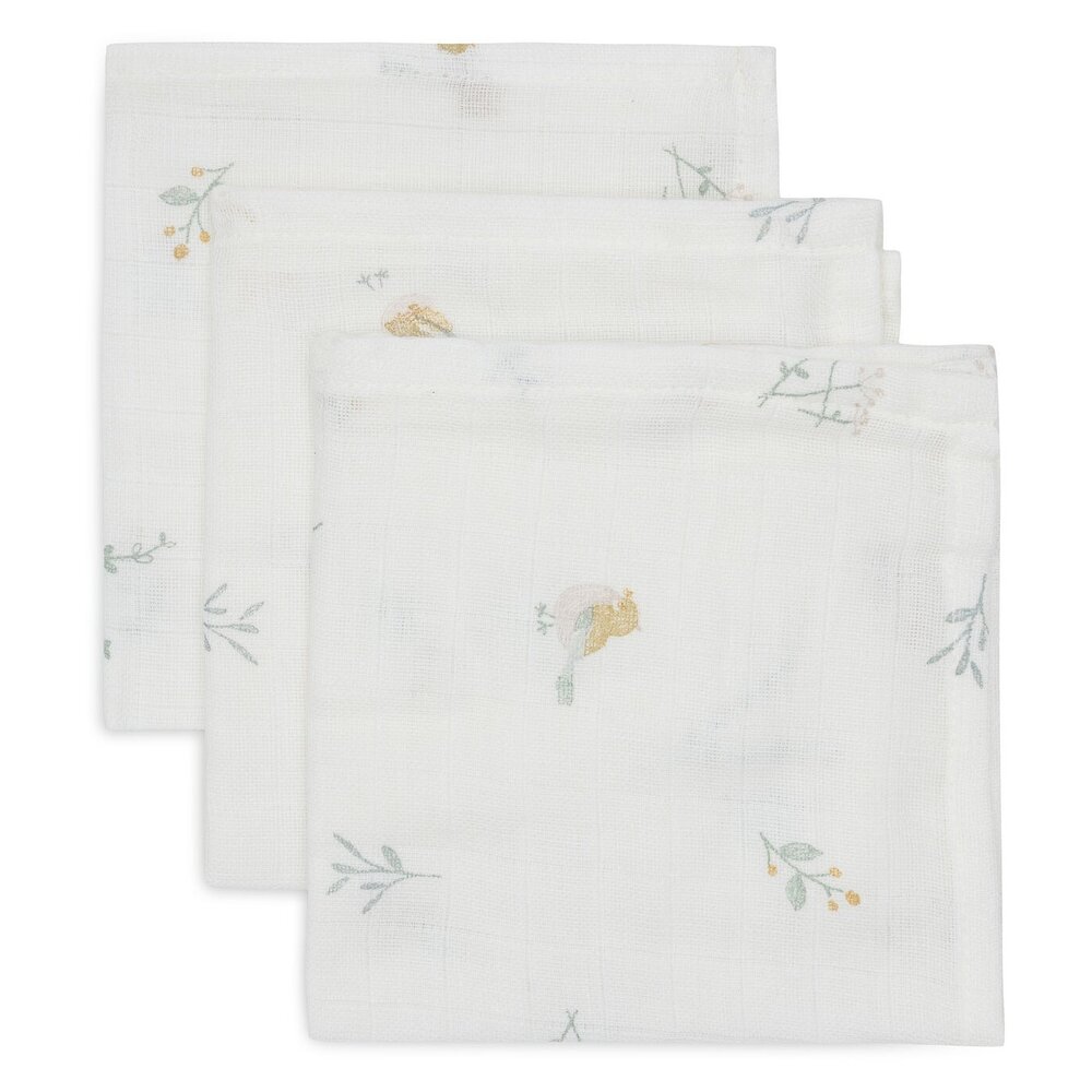 Hydrofiel Monddoekje 31x31cm (3pack) Lovely Birds