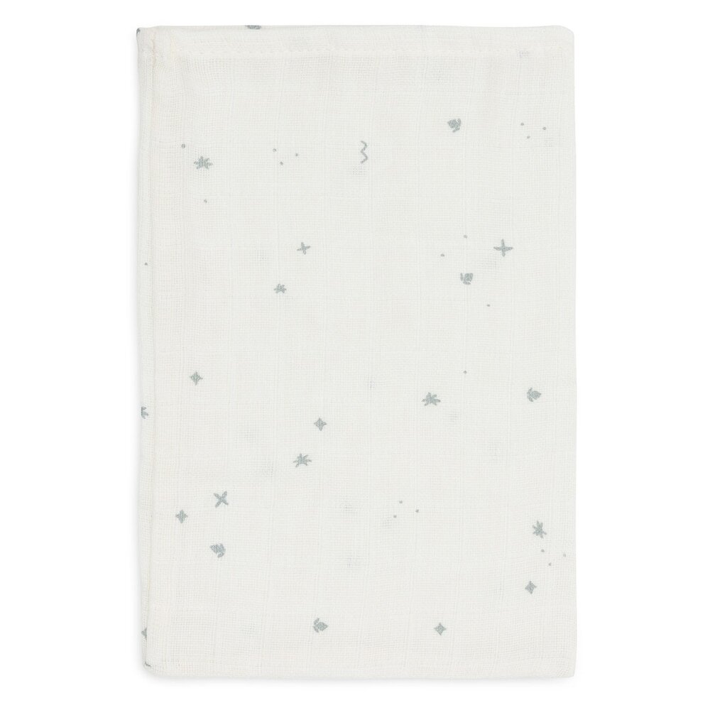 Hydrofiel Washandje 15x20cm Twinkling (3pack) Sea Green