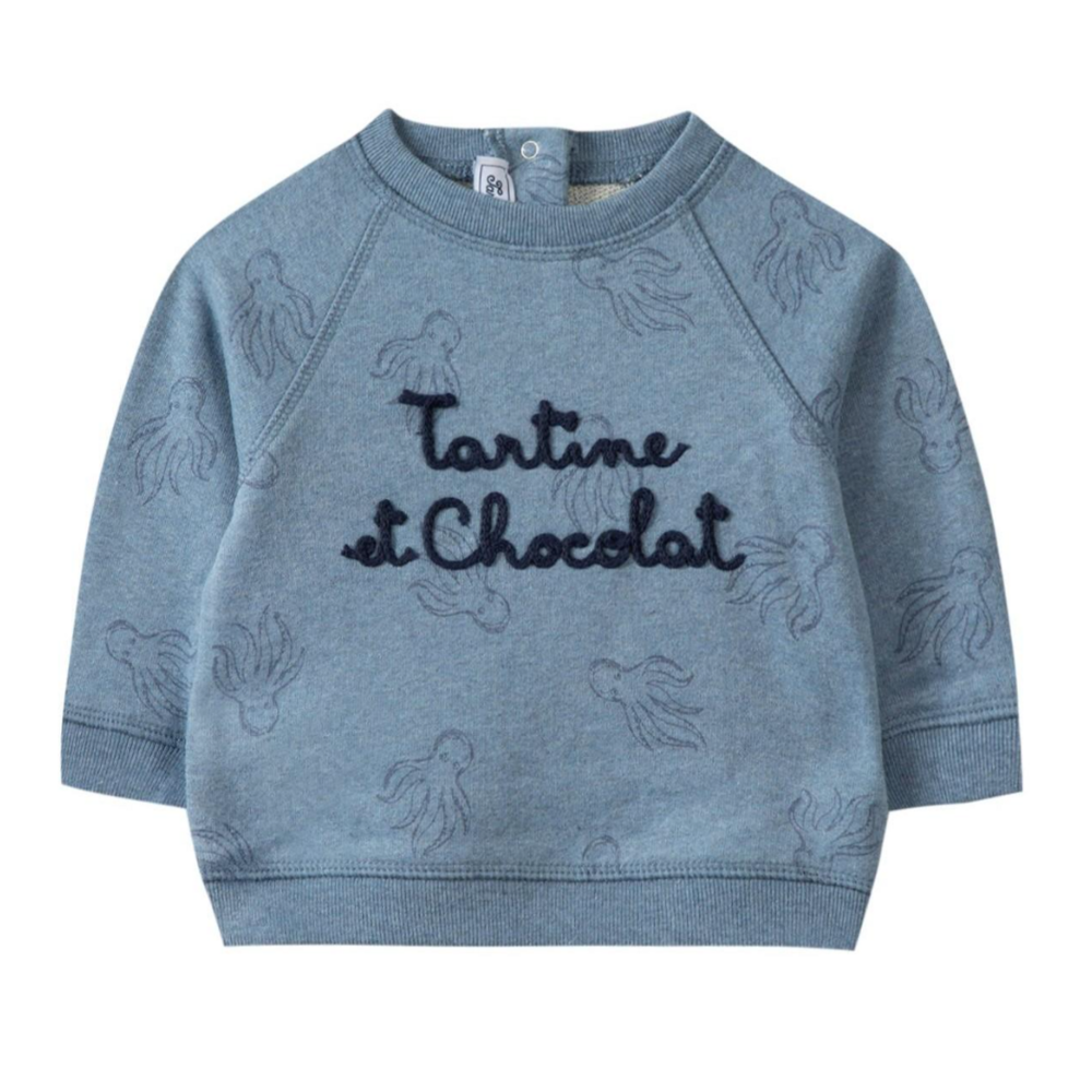 Sweater Ocean blauw Blauw