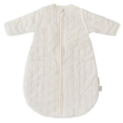 Slaapzak met afritsbare mouw rond 60cm Miffy jacquard Ivory
