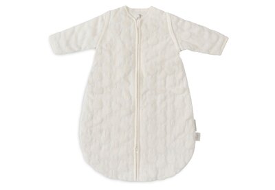 Slaapzak met afritsbare mouw rond 60cm Miffy jacquard Ivory