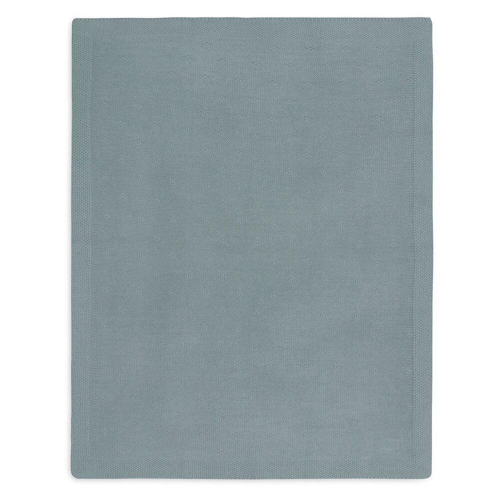 Deken Ledikant 100x150cm Cosy Knit Sea Green