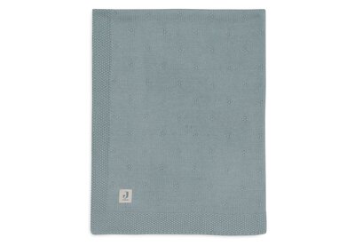 Deken Ledikant 100x150cm Cosy Knit Sea Green