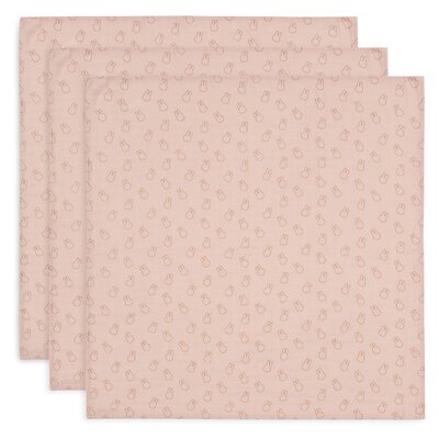 Hydrofiele Doek Small 70x70cm (3pack) Miffy Silhouettes - Wild Rose