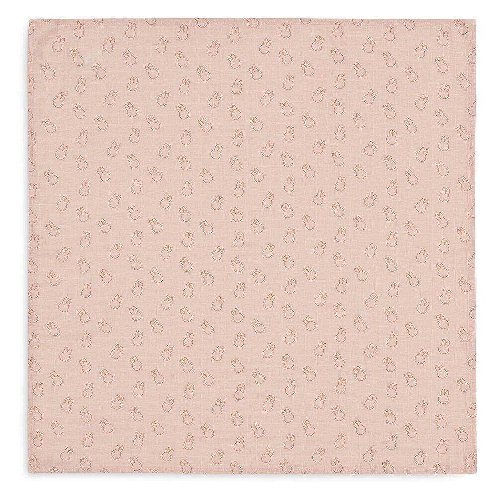 Hydrofiele Doek Small 70x70cm (3pack) Miffy Silhouettes - Wild Rose