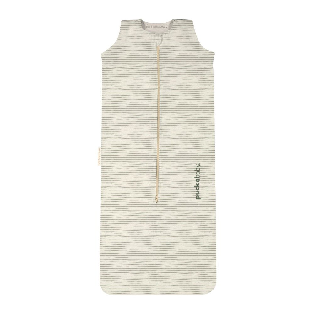 The bag 4 seasons - 6 m/2.5 y - 100 cm Green Stripes
