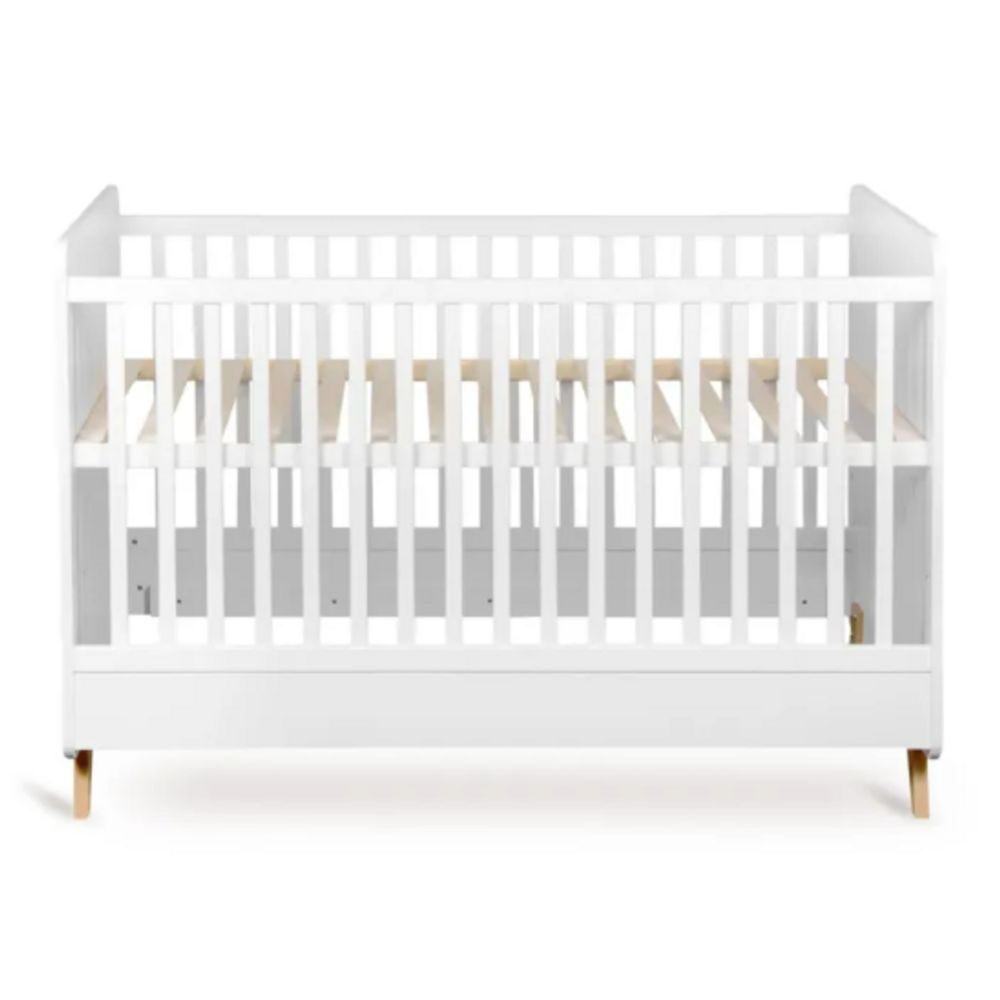 Bed omvormbaar 140x70 cm Loft White