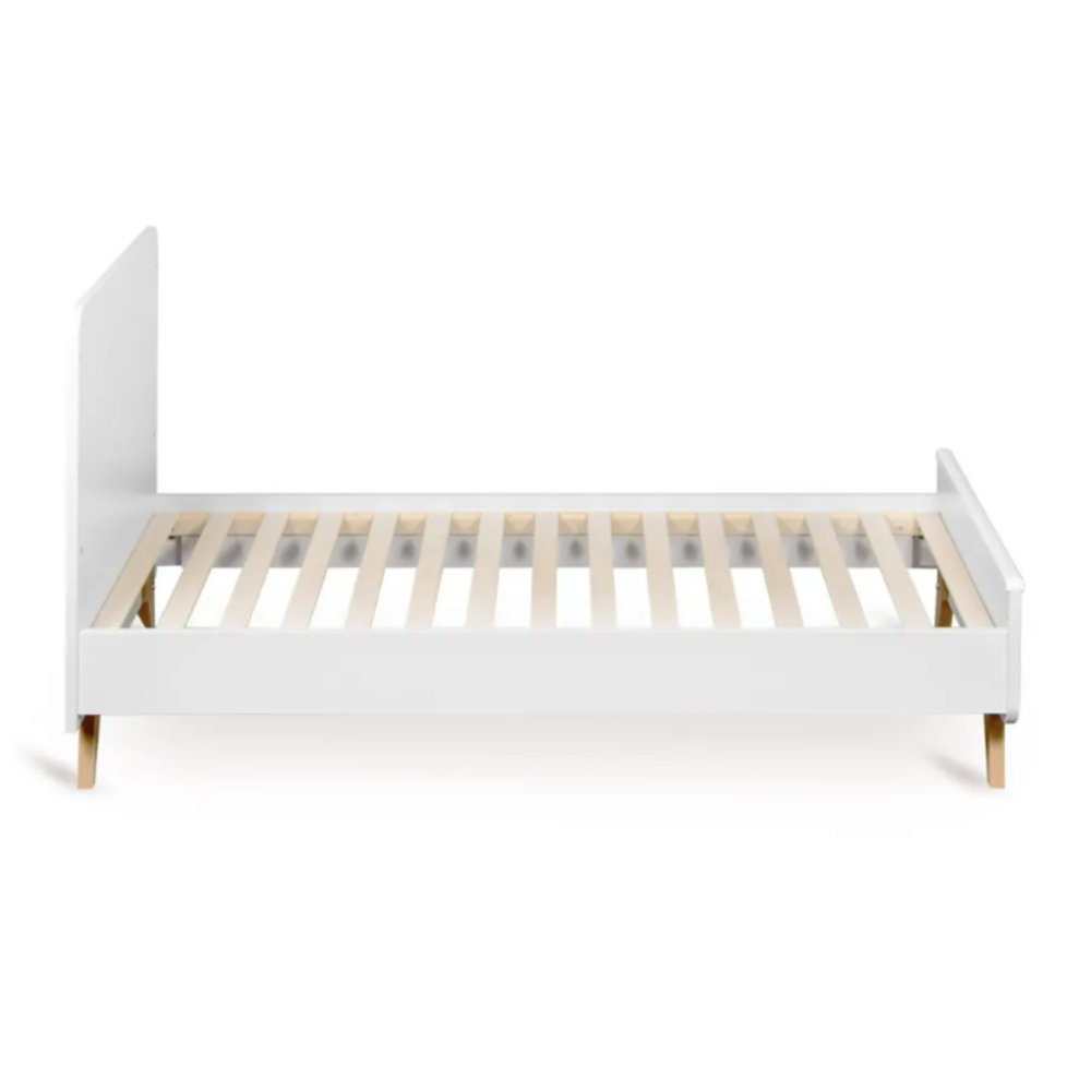 Bed omvormbaar 140x70 cm Loft White